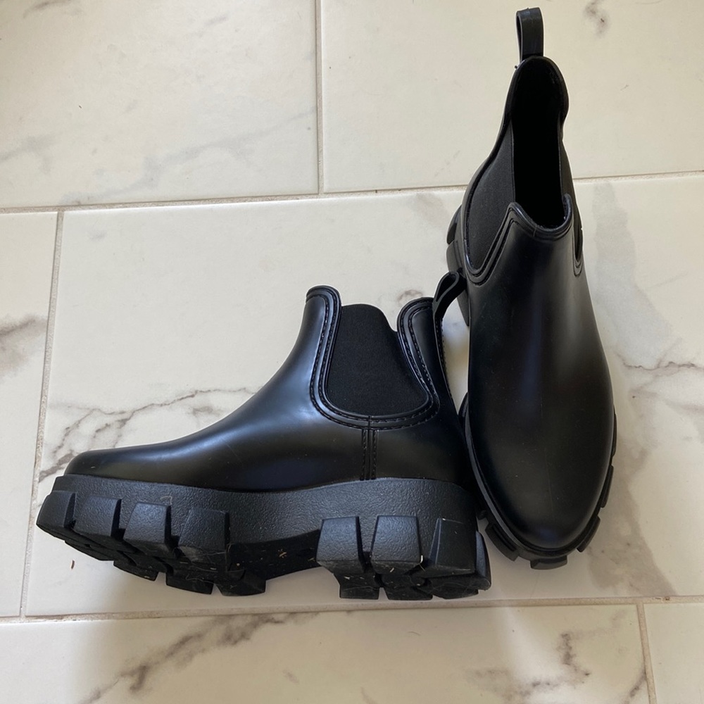 Platform Rain Boots